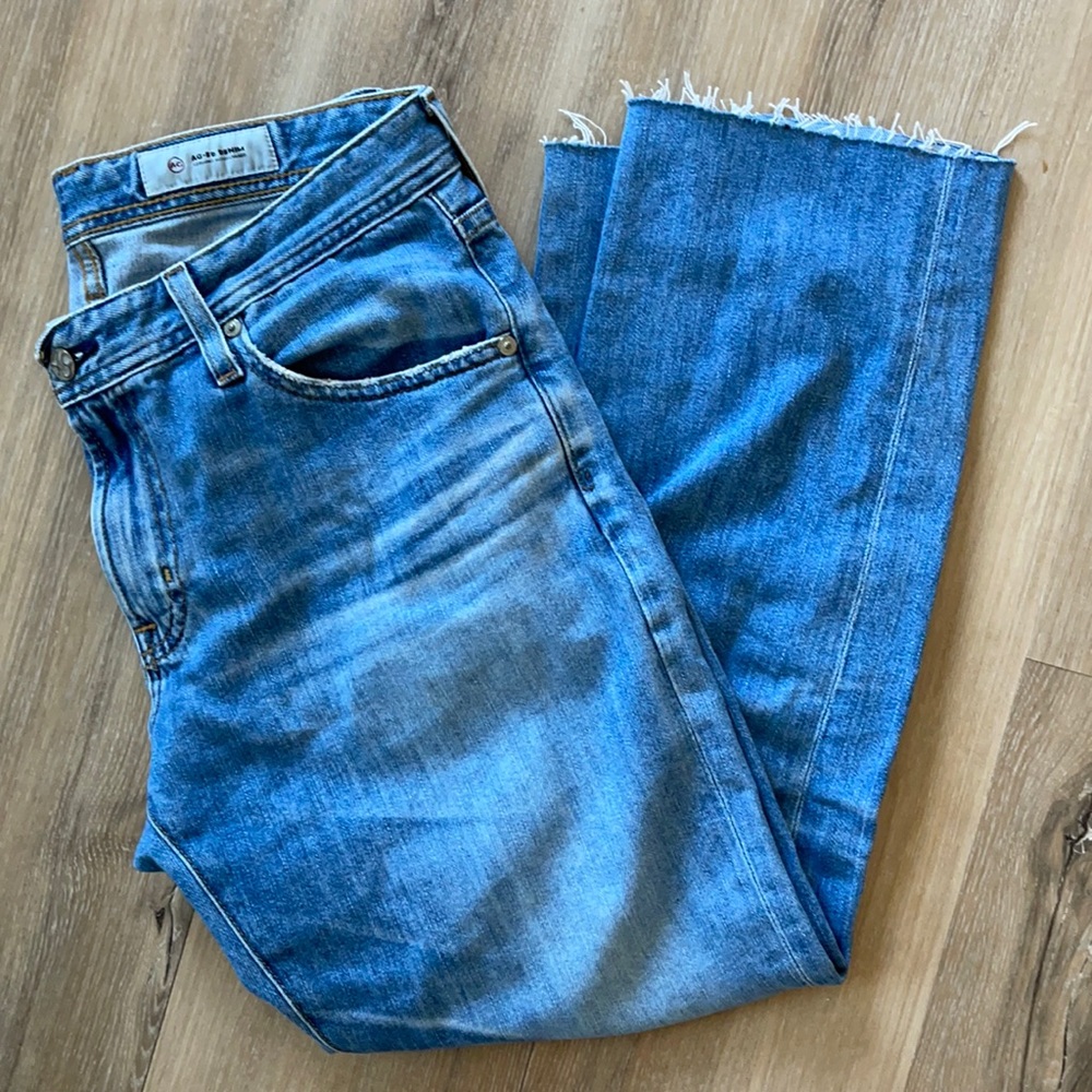 AGolde The Graduate Raw hem jeans